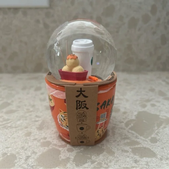 NEW Limited Edition Starbucks Osaka Japan Snow Globe Mug